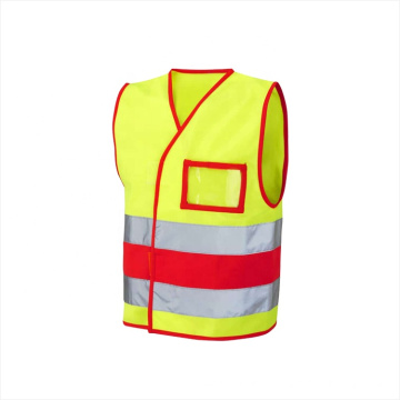 Hi vis security reflective safety vests customised vest short